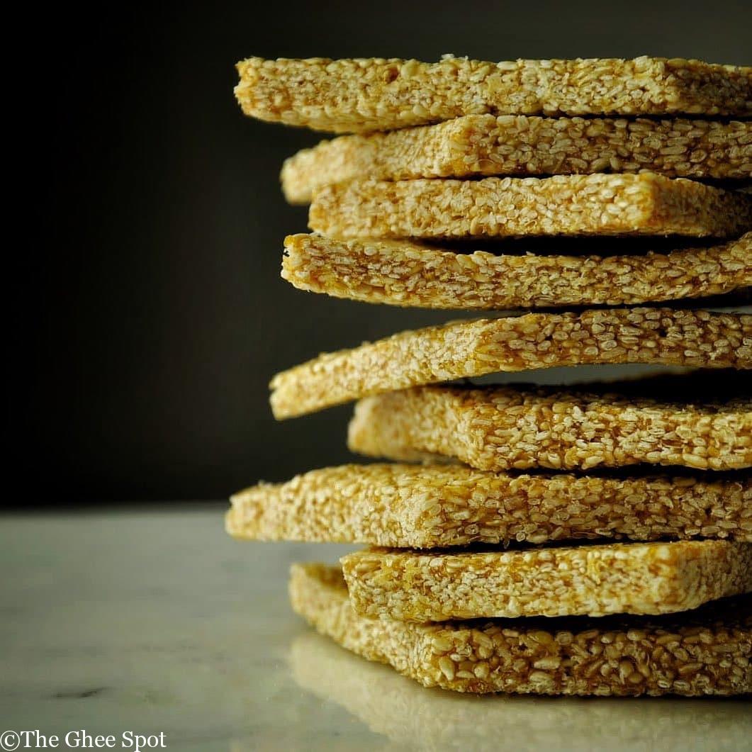 In another edition of foods I hate..I can’t stand chikki. I’m ok with sesame in my food...but hate it all packed in together with gud. But that’s also because I hate gud 😂. Worst Punjabi ever..

In other news my diet is going great since I only seem to be making foods I don’t like. 

#thegheespot #f52grams #f52community #forkfeed #tastemademedoit #damnthatsdelish #feedfeed #feedfeedglutenfree #feedfeedvegan #indianfoodbloggers #thecookfeed #tohfoodie #foodblogfeed #tastingtable #onmytable #yesindiafoods #wherewomencook #imsomartha #cookpadindia #dessert #tasteofhome #diwalisweets #indiansweets #cookmunchies #dessertporn #indianfoodtales #tastespotting #tastemade #dessertsofinstagram #sweettooth