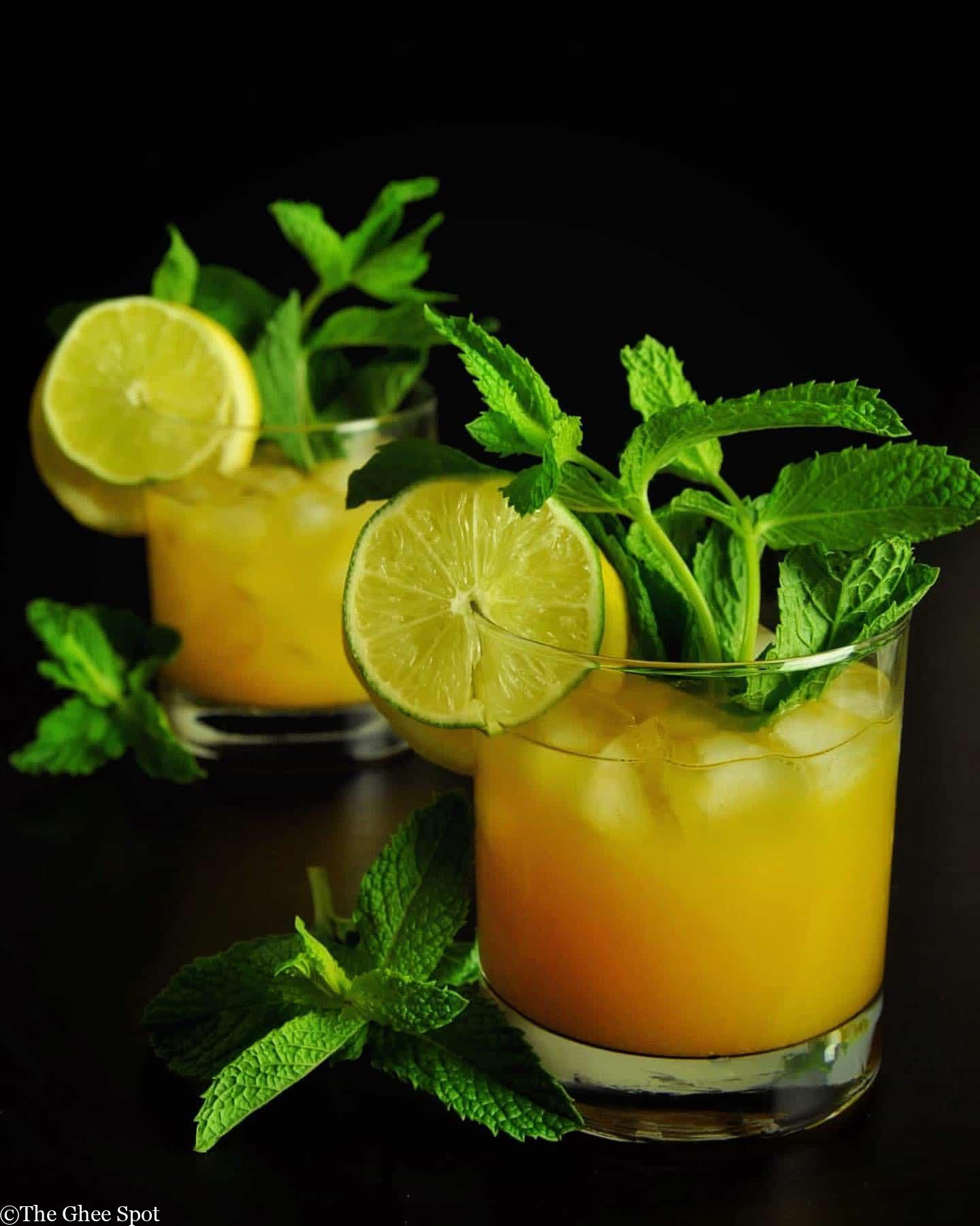 It’s Sunday so why not day drink. And by day drink I really mean 9:30 am drinking. This delightful Hunka Burnin Mango Love features mango, yuzu, habanero, with coriander, spiced rum, and ginger beer.

Thank you @the_delectable_kitchen and  @indianfusionkitchenrecipes for co-hosting #summerdrinksforall 

#thegheespot #cocktails #drinkstagram #mango
